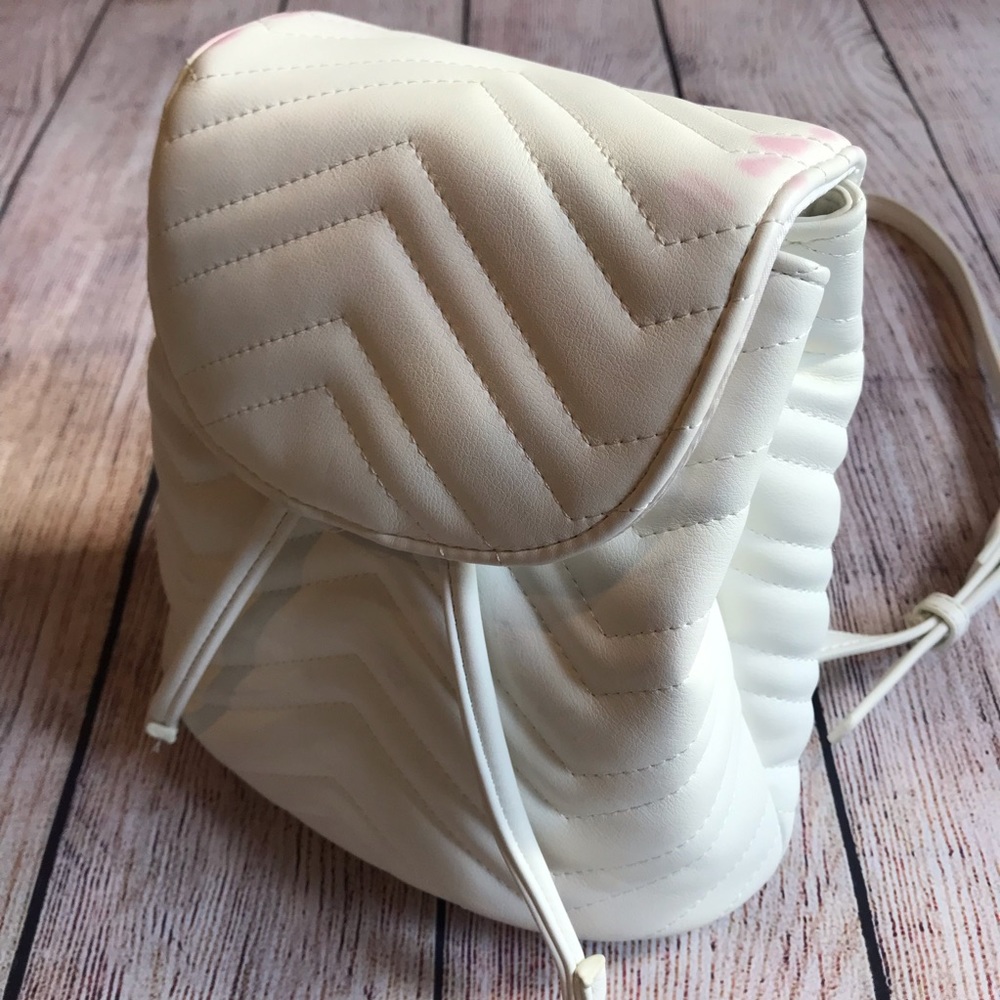 White Mini backpack - Picture 3 of 9